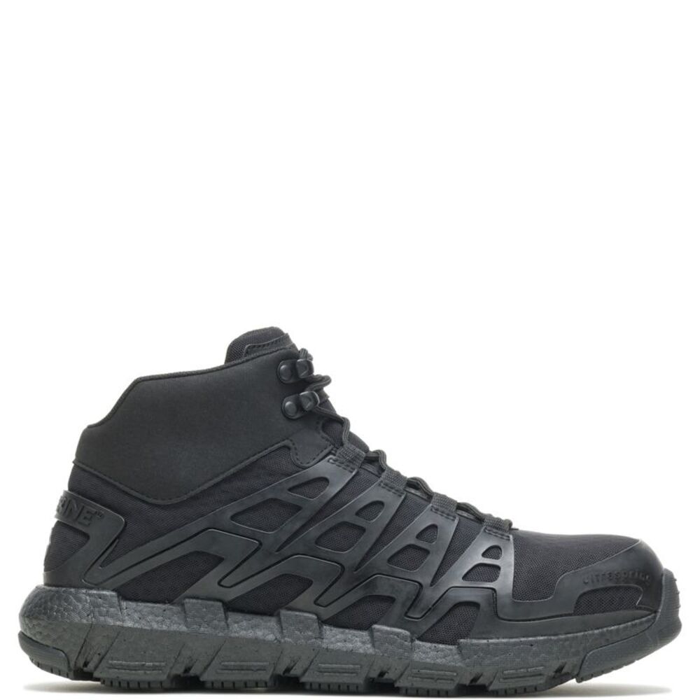 Wolverine Mens Rev Vent DuraShocks FLX CarbonMax Mid Black Boots (NWT)